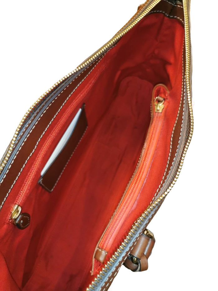 Borsa a tracolla in pelle Boldrini 07055 Papaja