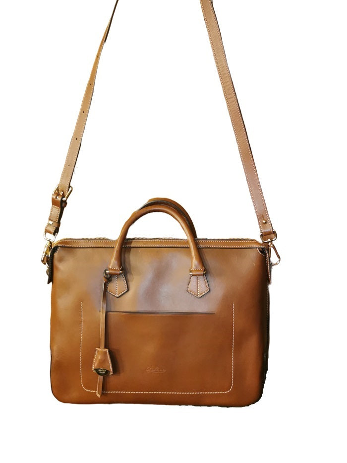 Borsa a tracolla in pelle Boldrini 07055 Papaja