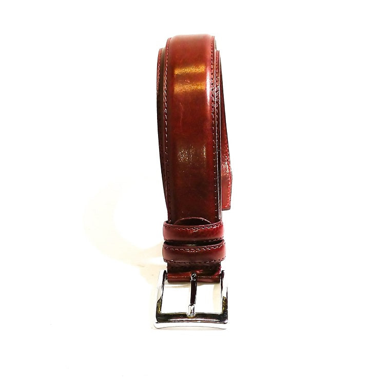 Cintura in pelle Pelletteria Allegrini Filippo 103/35 bordeaux