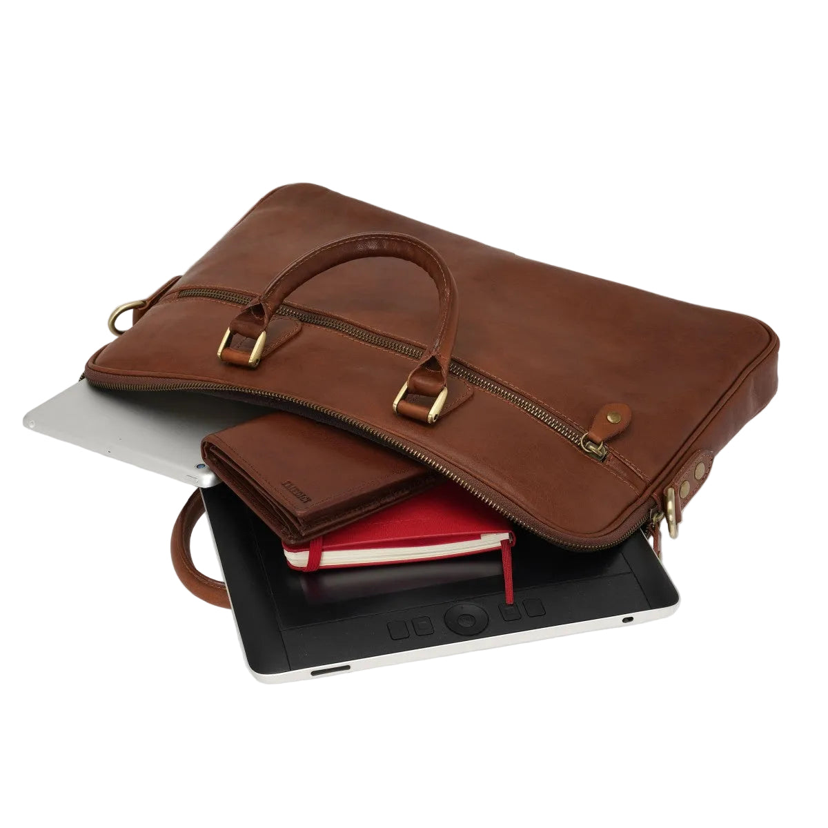 Cartella due manici in pelle I Medici 63/110 Marrone