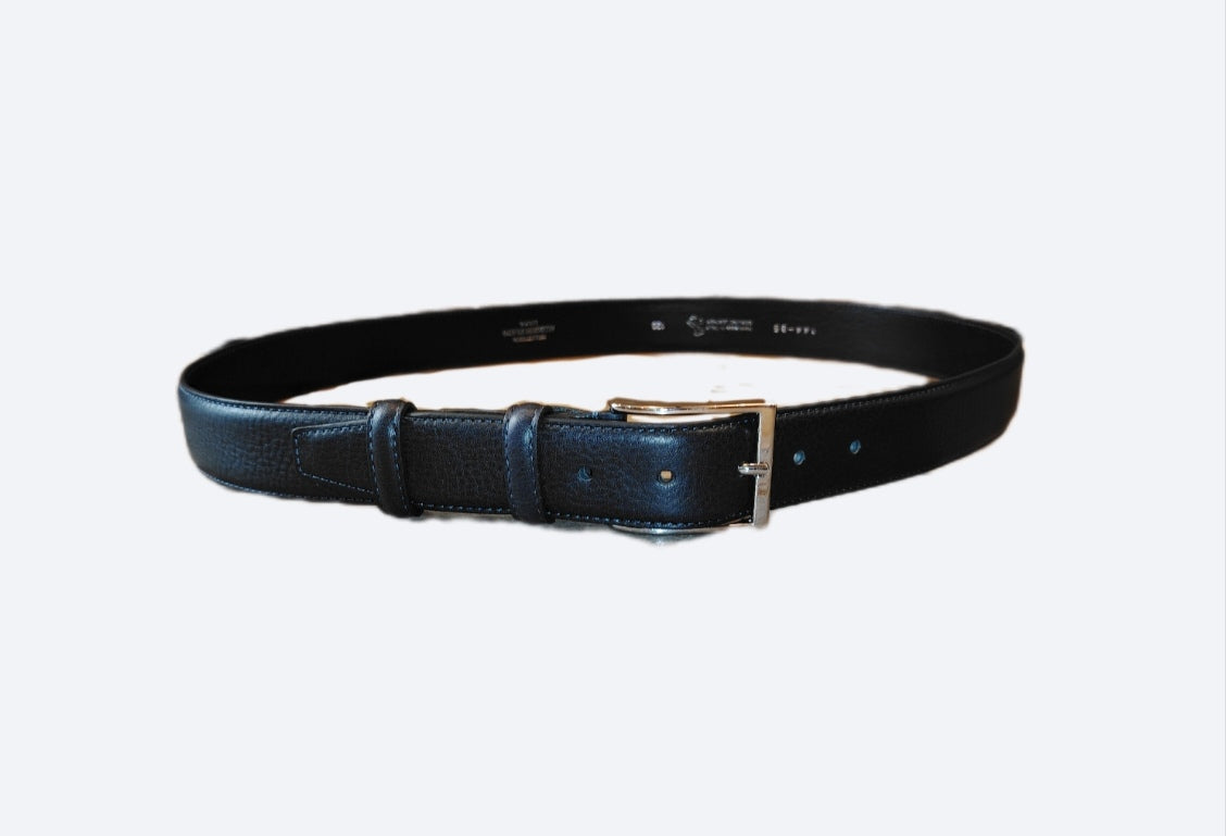 Cintura in pelle Pelletteria Allegrini Filippo 144/35 blu