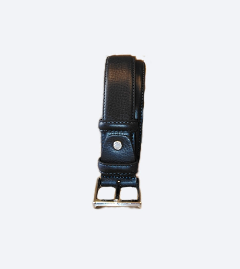 Cintura in pelle Pelletteria Allegrini Filippo 144/35 blu