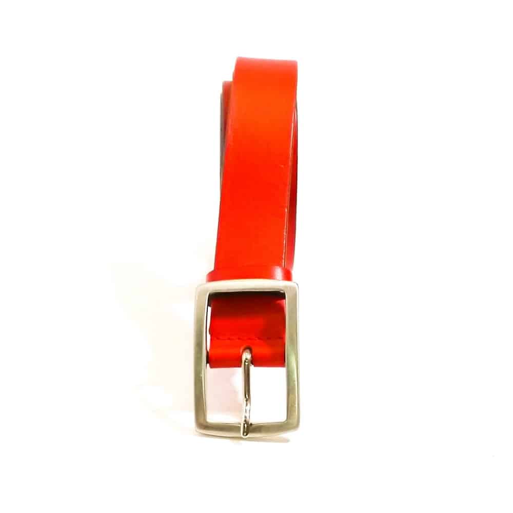 Cintura in cuoio Pelletteria Allegrini Filippo 1821/30F rosso