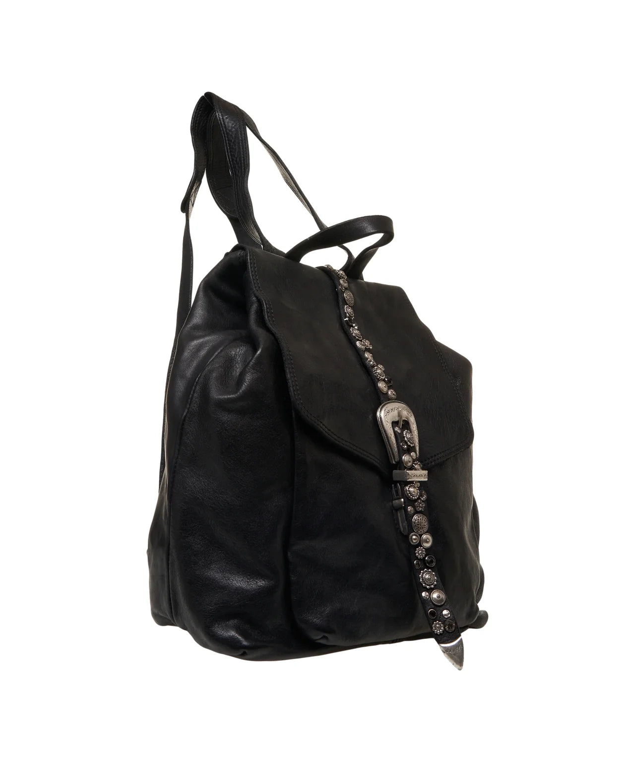 Zaino Berta in pelle Campomaggi C04266ND X2876 nero
