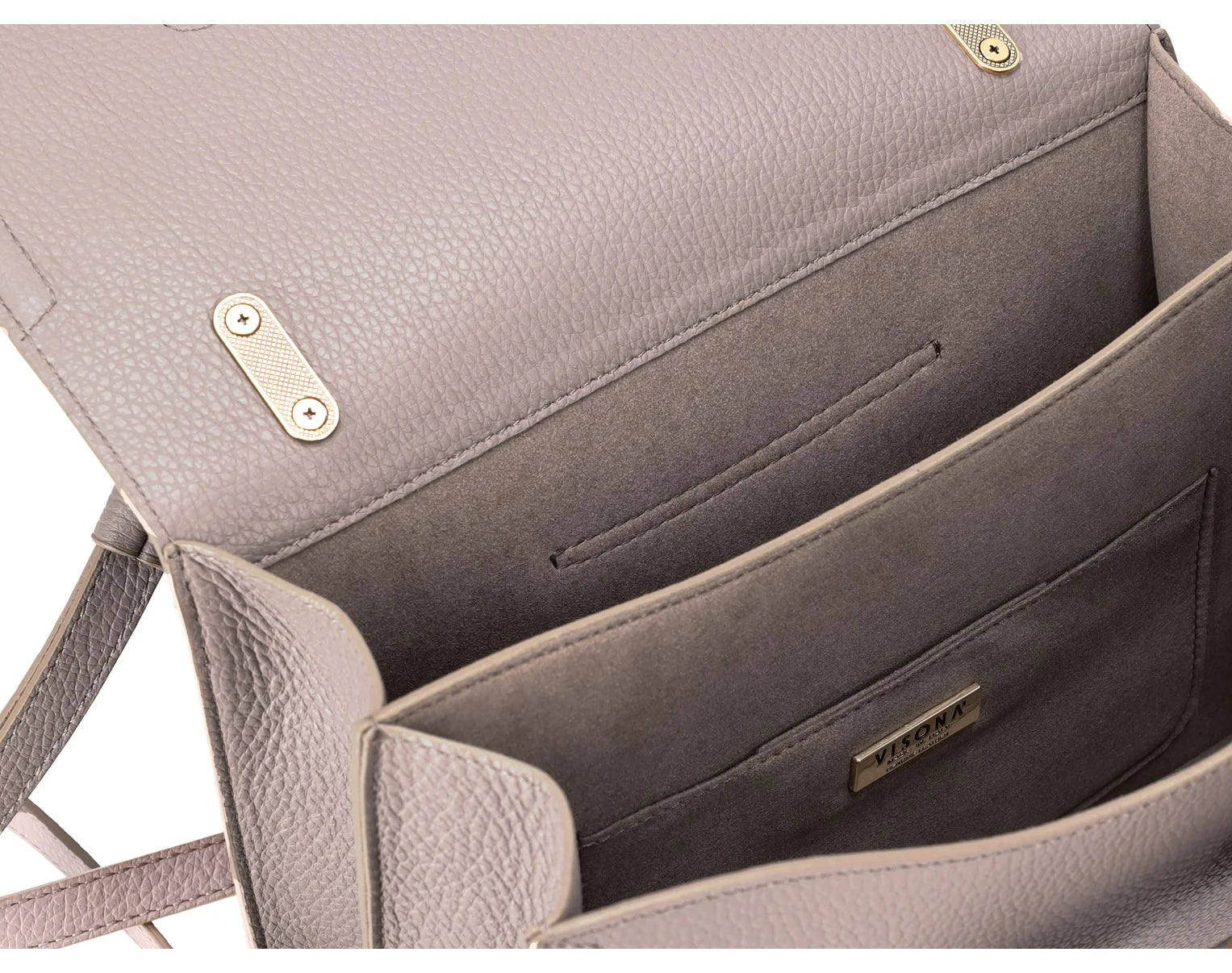 Borsa LINDA in pelle Visonà 20101 taupe