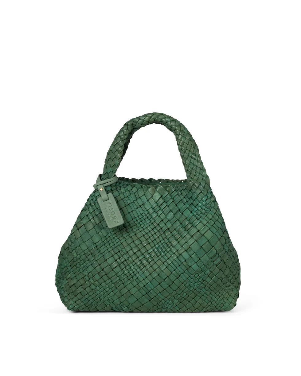 Borsa in pelle intrecciata Visonà 20316 Eden