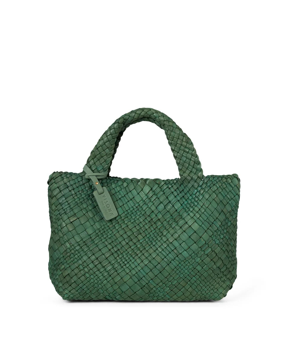 Borsa in pelle intrecciata Visonà 20316 Eden