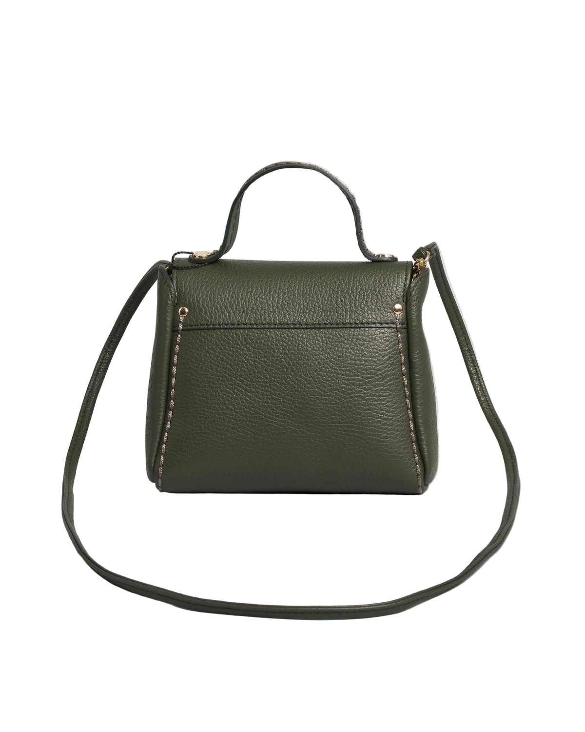 Borsa piccola in pelle Visonà 20640 oliva