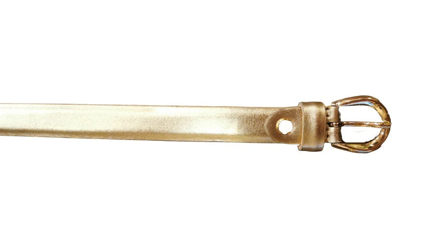 Cintura in pelle Donna Pelletteria Allegrini Filippo 2074/20 oro