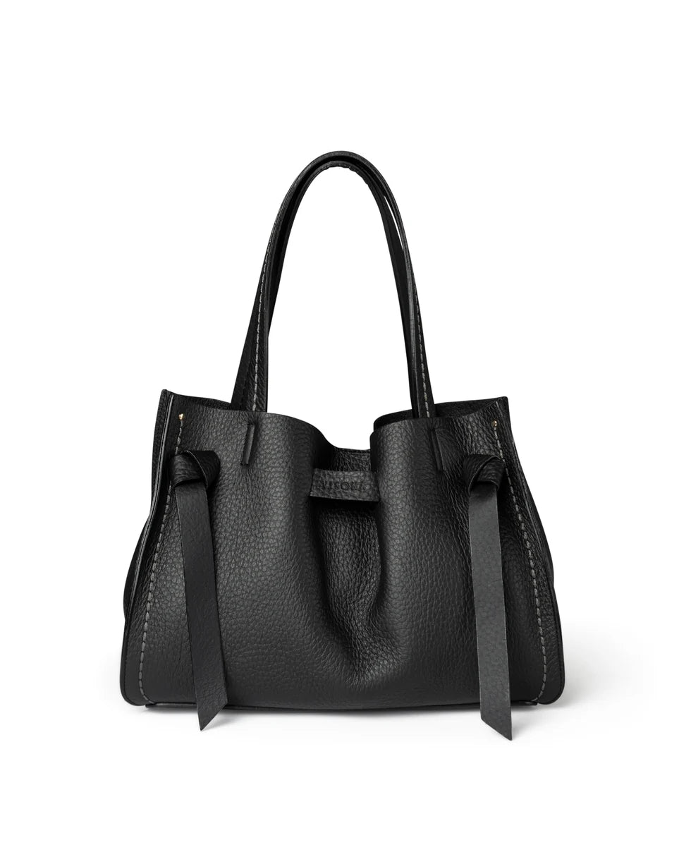 Vittora Bag in Visonà leather 24731 black
