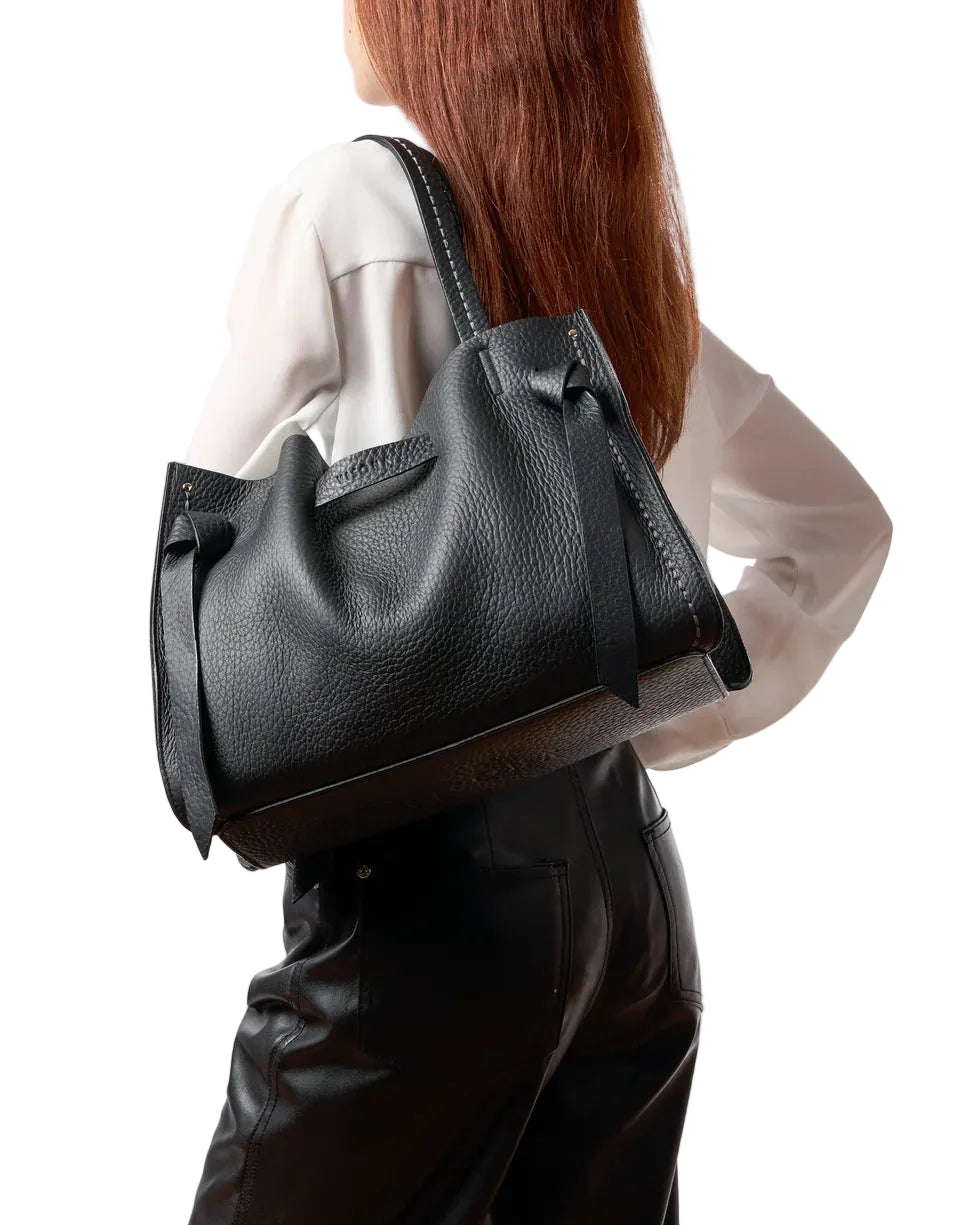 Vittora Bag in Visonà leather 24731 black