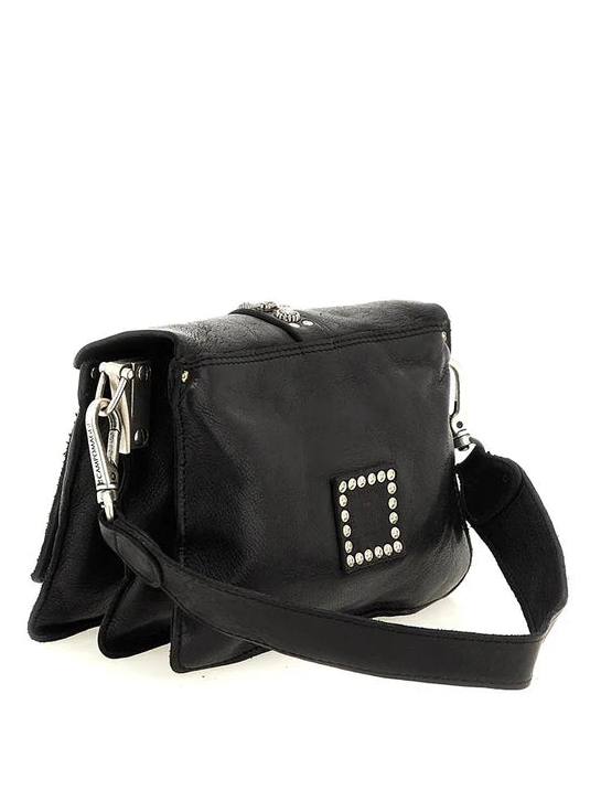 Borsa a tracolla in pelle Campomaggi C04265ND X2876 nero