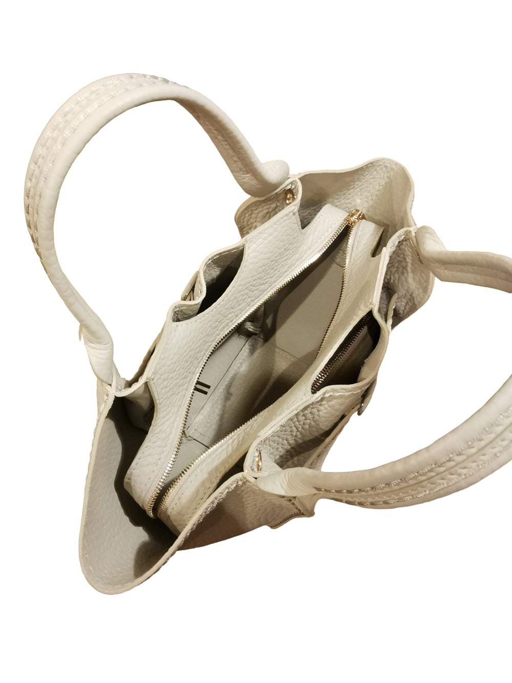 Borsa in pelle Visonà 26314 Beige