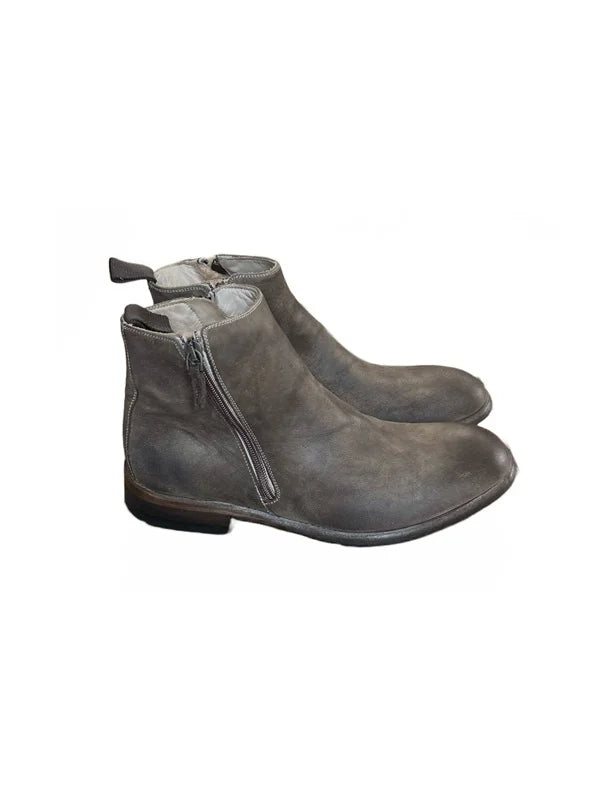 Stivaletto uomo in pelle rovesciata 5232
