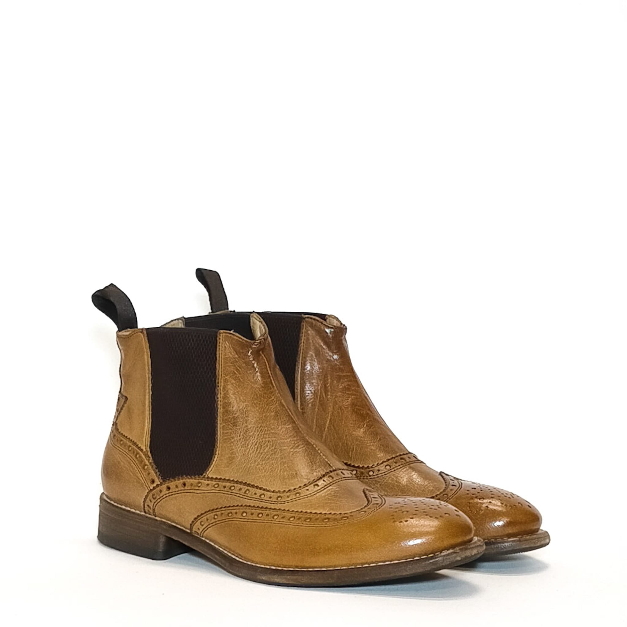 Stivaletto da donna in pelle Pelletteria Allegrini 5264 Cerro