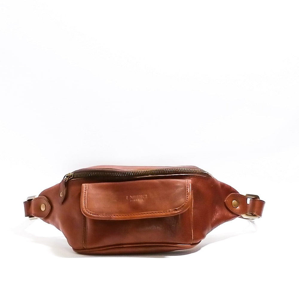 Marsupio in pelle I Medici 63/0830 Testa di moro