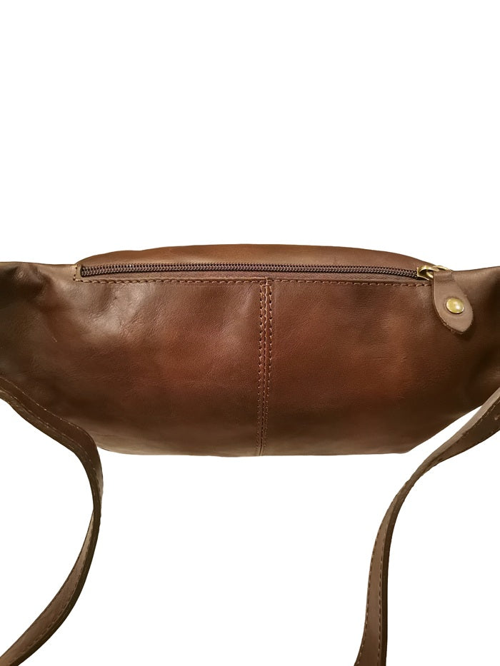 Marsupio in pelle I Medici 63/0890 testa di moro