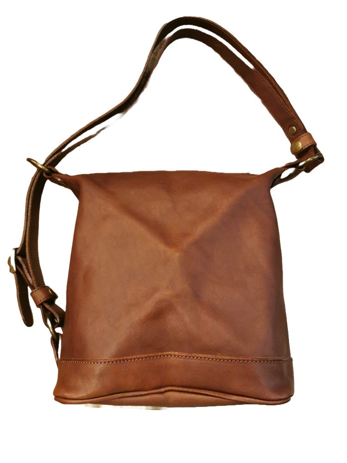 Secchiello/zaino in pelle I Medici 63/1000 Marrone