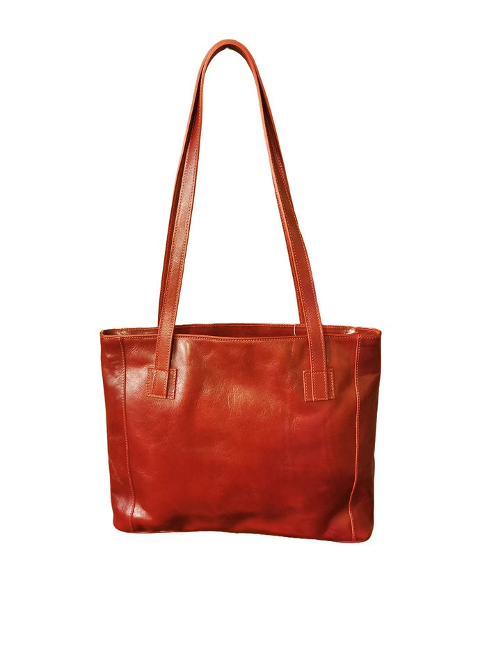 Shopper in pelle I Medici 63/2250 Rosso