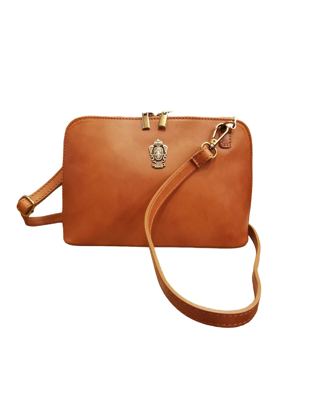 Tracollina in pelle i Medici 63/298-2 Marrone