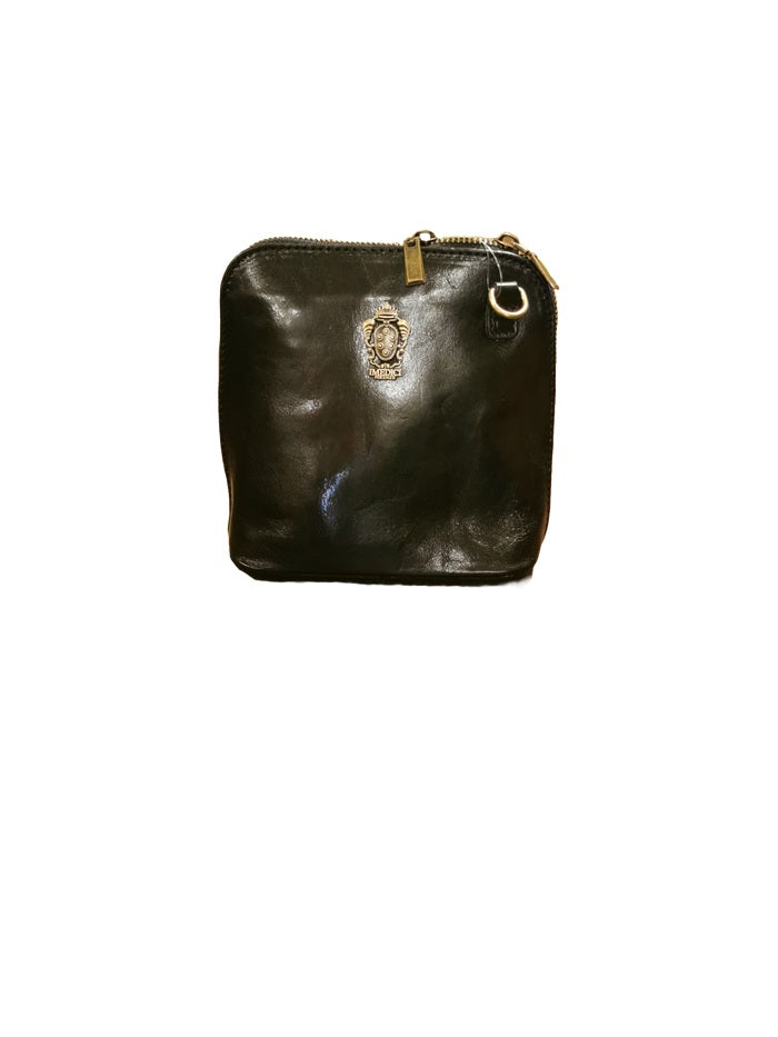 Tracollina in pelle i Medici 63/298 Nero