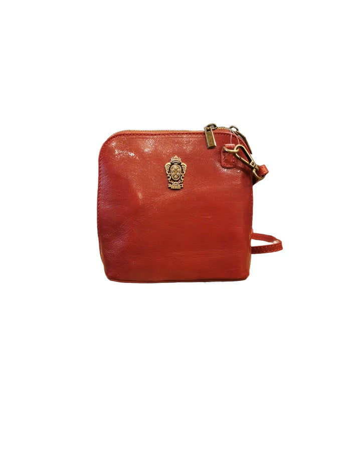 Tracollina in pelle i Medici 63/298 Rosso
