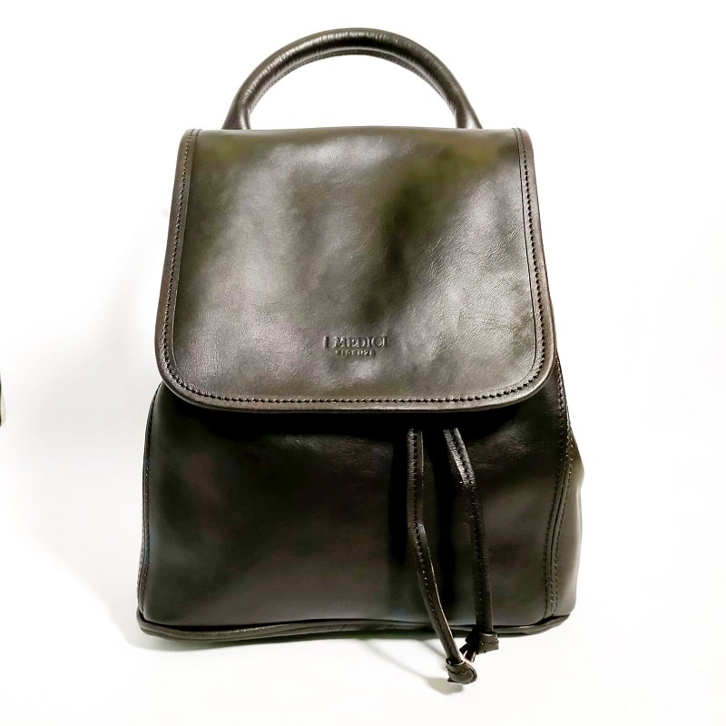 Zaino in cuoio I Medici 63/6400 Nero