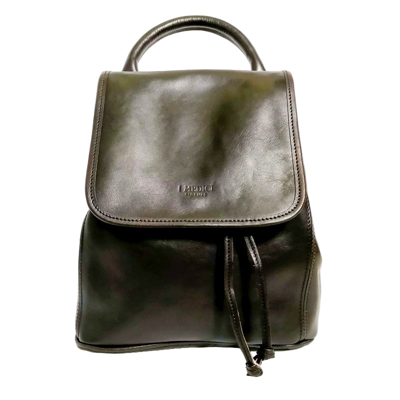 Zaino in cuoio I Medici 63/6400 Nero