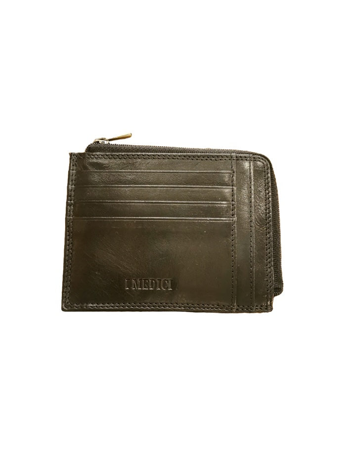 Portacarte in pelle I Medici 64/014 nero