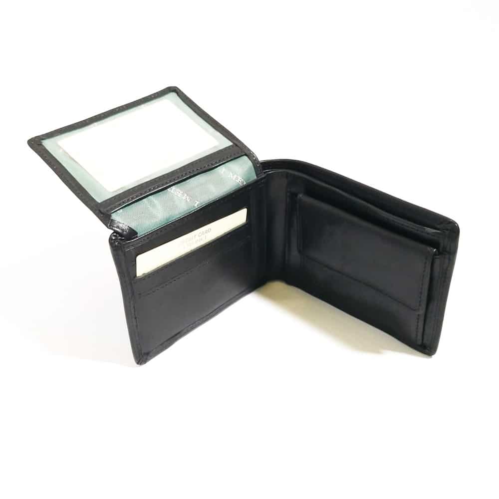 Portafoglio in cuoio I Medici 64/015 Nero