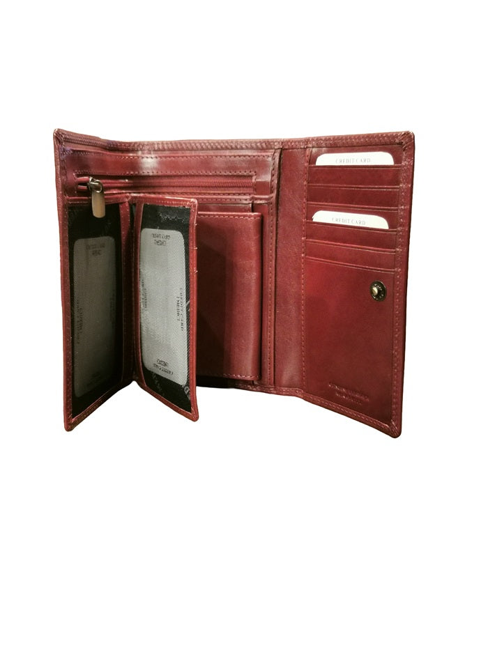 Portafoglio in cuoio I Medici 64/035 Rosso