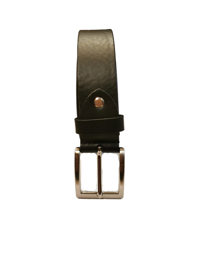 Leather Belt Pelletteria Allegrini Filippo 001/40 black