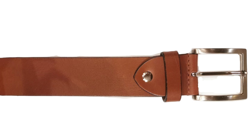 Cintura in Cuoio Pelletteria Allegrini Filippo 9386/35 Rosso Scuro