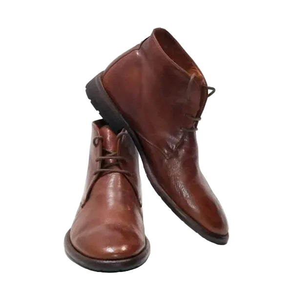 Polacchina uomo in pelle di bufalo Pelletteria Allegrini A477 coker