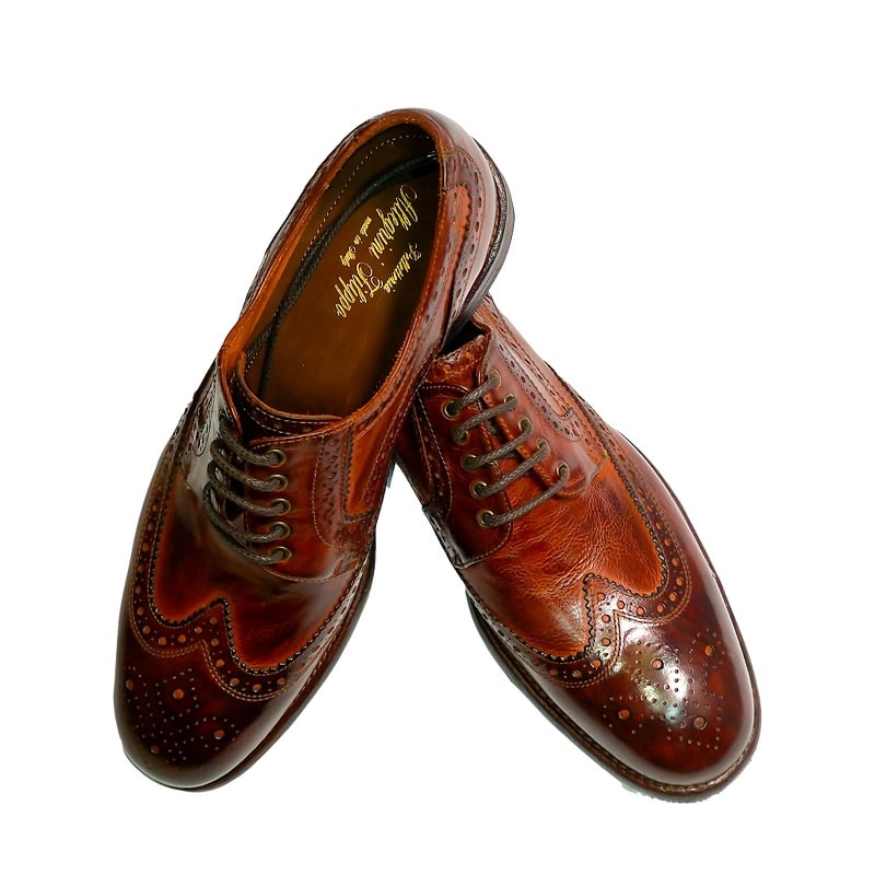 Scarpa da uomo in pelle Pelletteria Allegrini A628 Coker