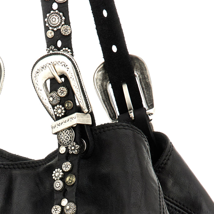 Borsa Lidia in pelle Campomaggi C022520ND X2876 nero