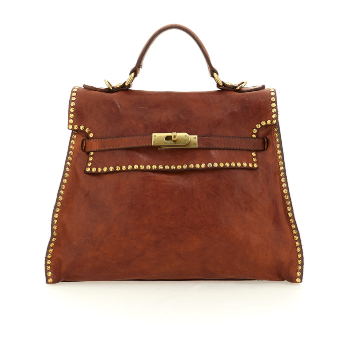 Borsa monospalla Ginevra-Kura Campomaggi C043940ND X0007 cognac