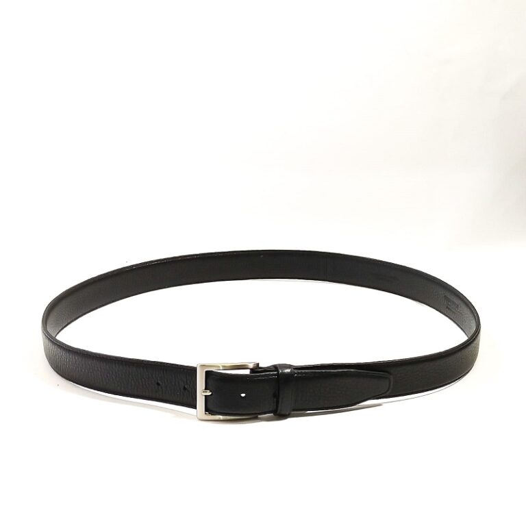 Cintura in pelle di cervo da uomo C102CER nero
