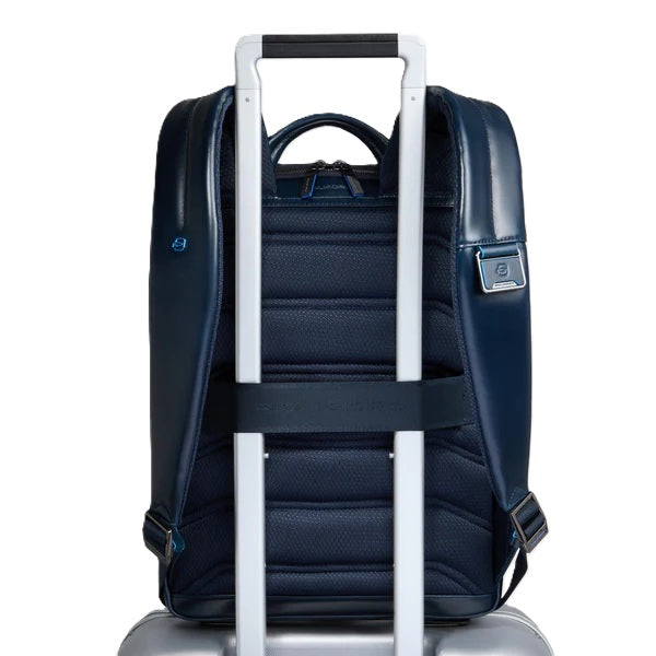 Zaino uomo in pelle porta pc 14" Piquadro CA6311B2 Blu
