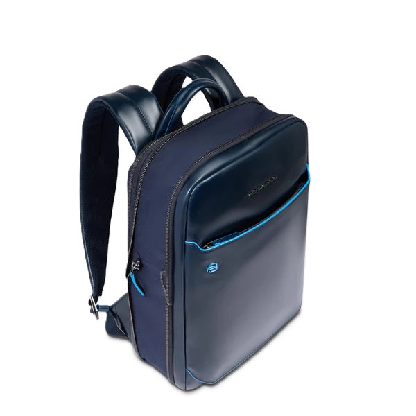 Zaino uomo in pelle porta pc 14" Piquadro CA6311B2 Blu