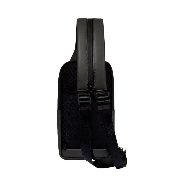 Monospalla/zaino in tessuto gommato Piquadro CA6466C2OW Nero