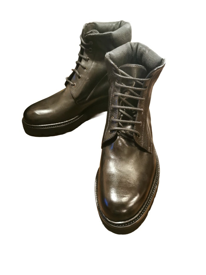 Scarpa stringata donna Pelletteria Allegrini CIRIA Nero