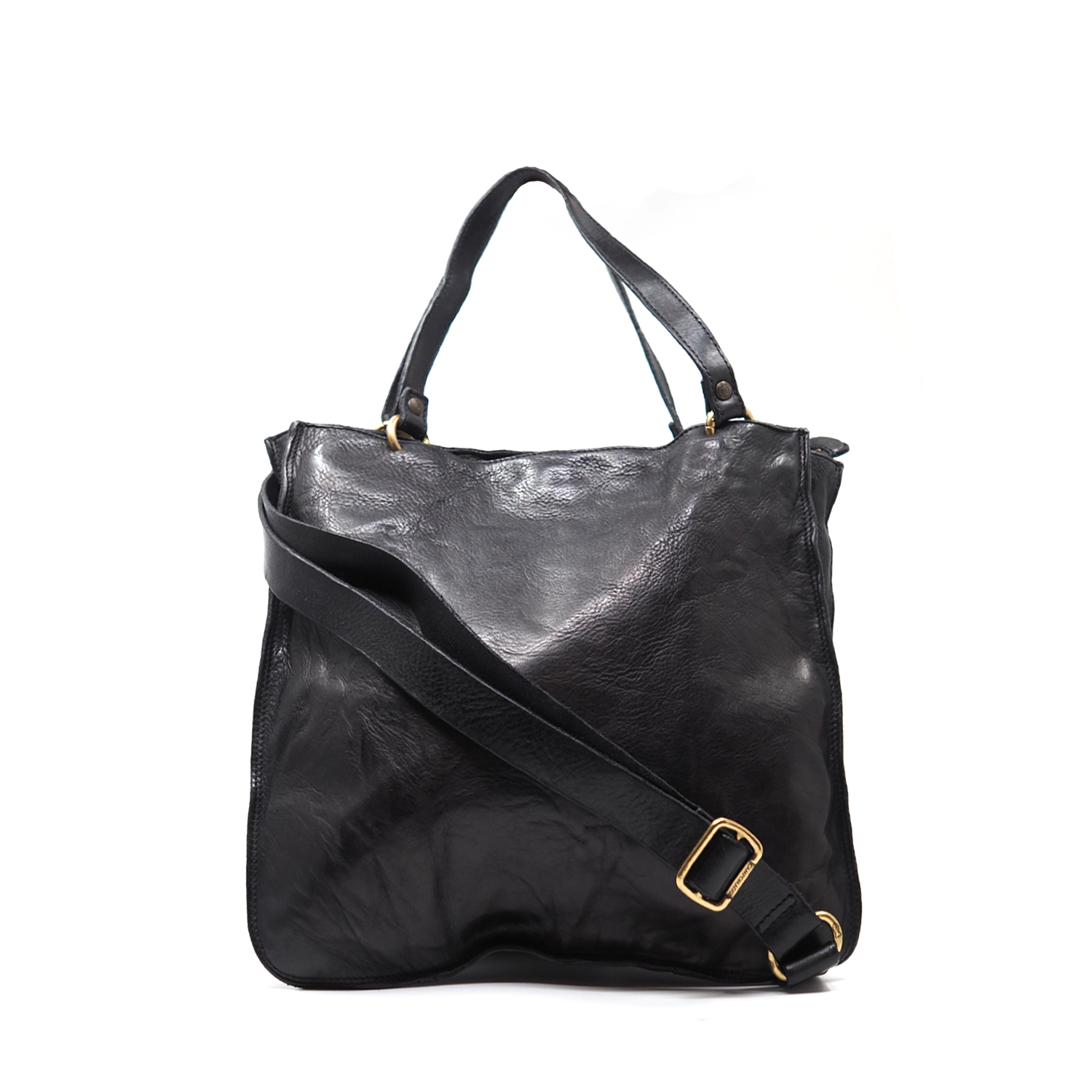 Borsa a tracolla in pelle Campomaggi C040870ND X0001 MORO