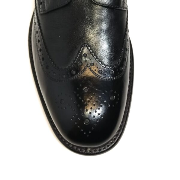 Scarpa da donna in pelle Pelletteria Allegrini D641 Nero