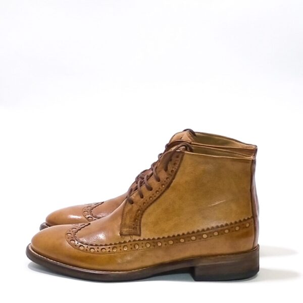 Stivaletto da donna in pelle Pelletteria Allegrini D731 Cerro