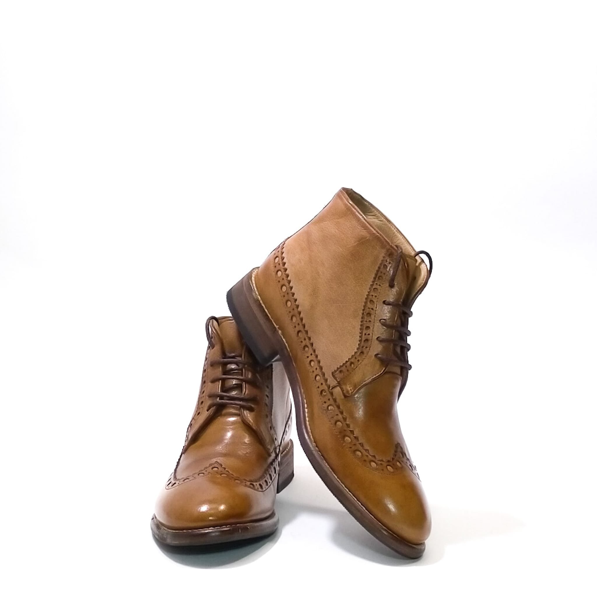 Stivaletto da donna in pelle Pelletteria Allegrini D731 Cerro