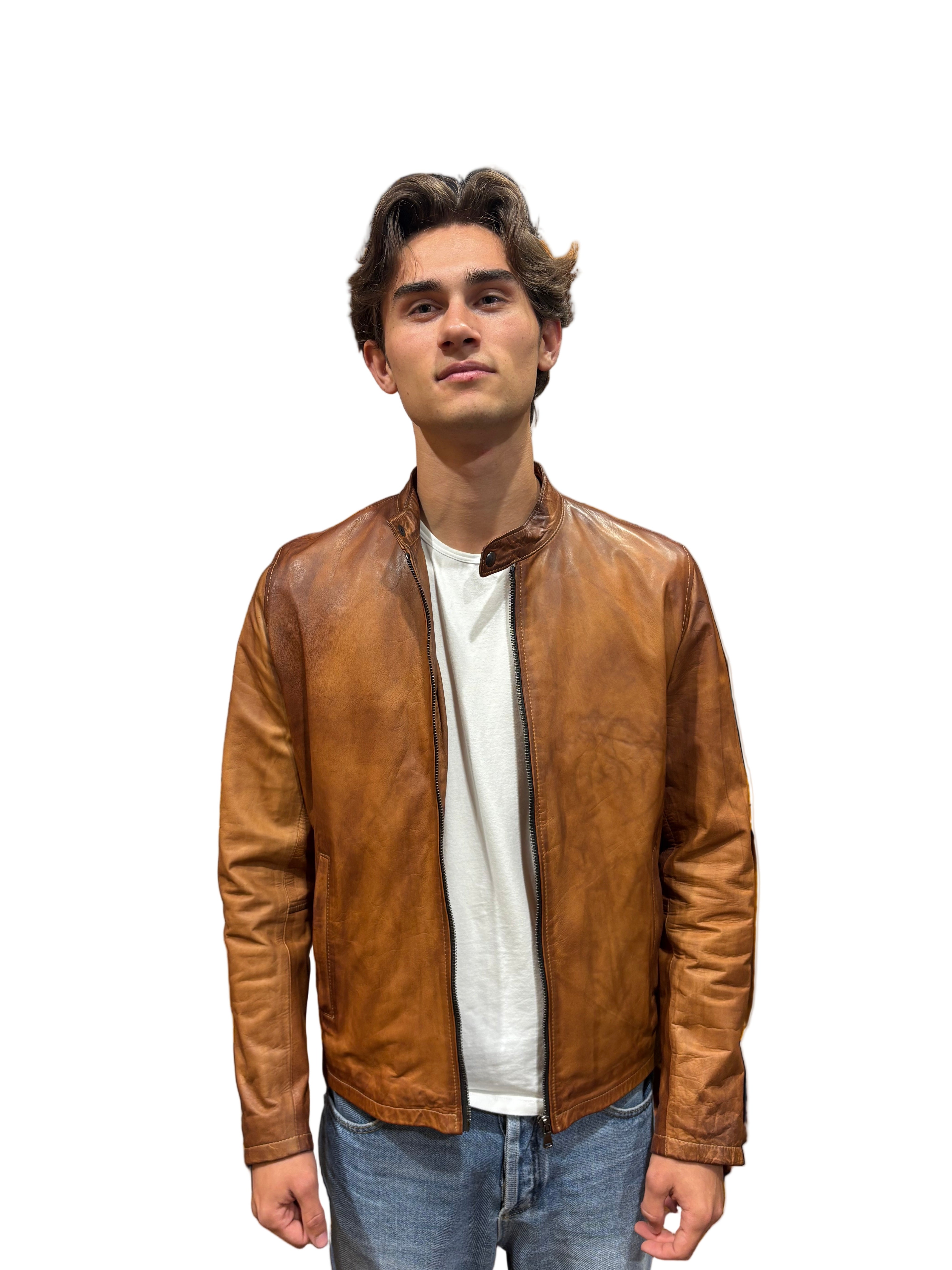 Giacca in pelle Pelletteria Allegrini DG1 rivista