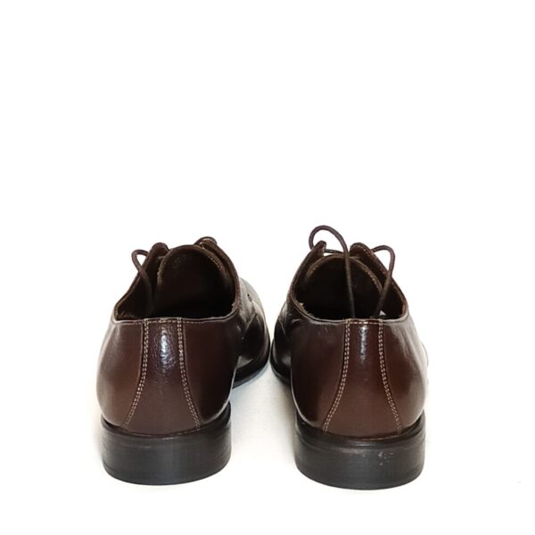 Scarpa da uomo in pelle Pelletteria Allegrini E126 Marrone