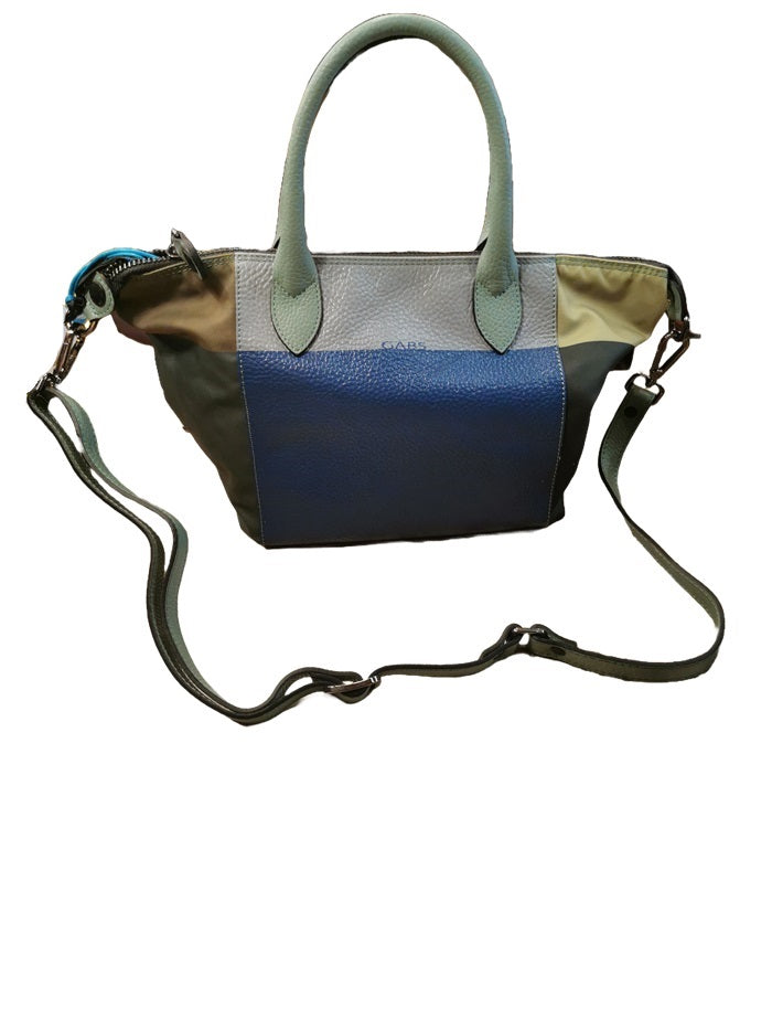 Borsa pelle/tessuto G3 Pop Gabs G000038T2-X2667 Blu