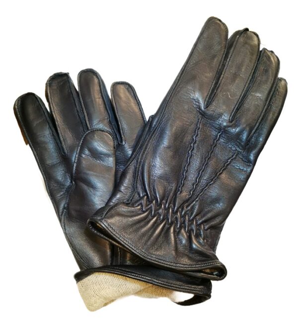 Guanto uomo in pelle pelletteria allegrini g1112 navy